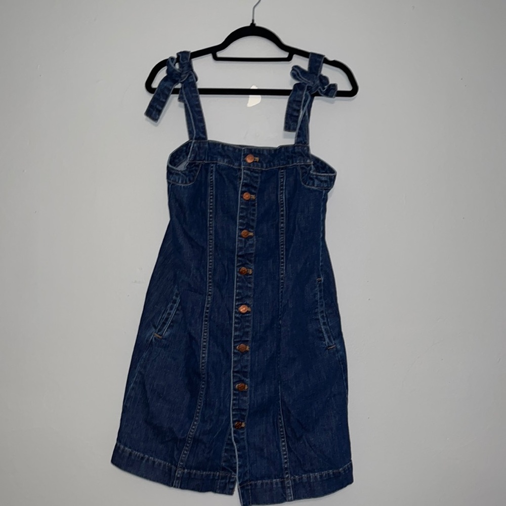 Jean mini dress